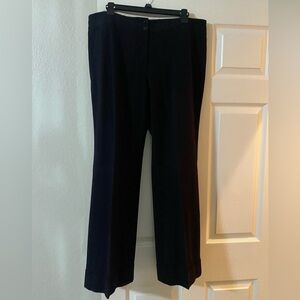 Black dress pants with cuffs